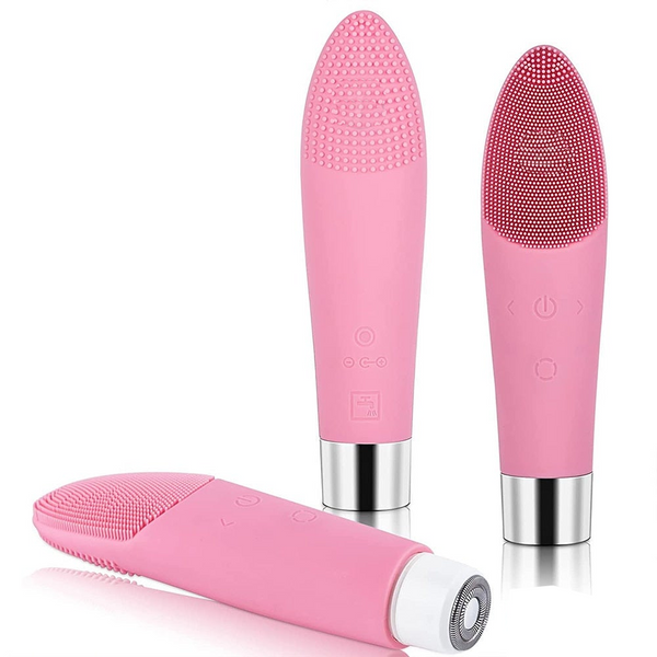 Electric Facial Cleansing Brush For Exfoliating,Massage And Deep With Hair Remover Lady Razor Skin Care Tools