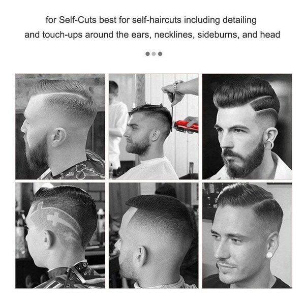 Electric Shavers Hair Trimmer Clipper Self Cut Personal Haircutting Kit Lcd Display Usb Charging Cutter For Adult Children Use Salon Barber Low Nois P