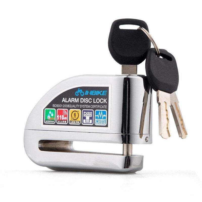 Bike Locks Electronic Anti Theft Waterproof Bicycle Mtb Motorbikes Brake Disc Locks & Security