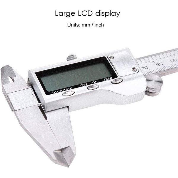 Electronic Digital Stainless Steel 6Inch / 150Mm High Precision Lcd Display Vernier Calipers