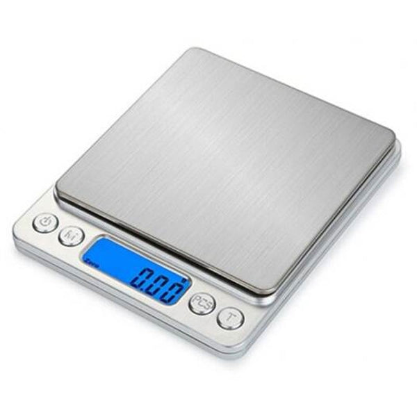 Electronic Digital Jewelry Kitchen Scale 500G / 1Kg 3Kg Silver Scales