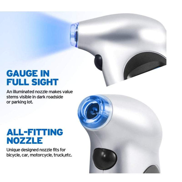 Test Measure Equipment Electronic Digital Tire Pressure Gauge 150 Psi 4 Settings Car Truck Bicycle Backlit Tyre Accessories