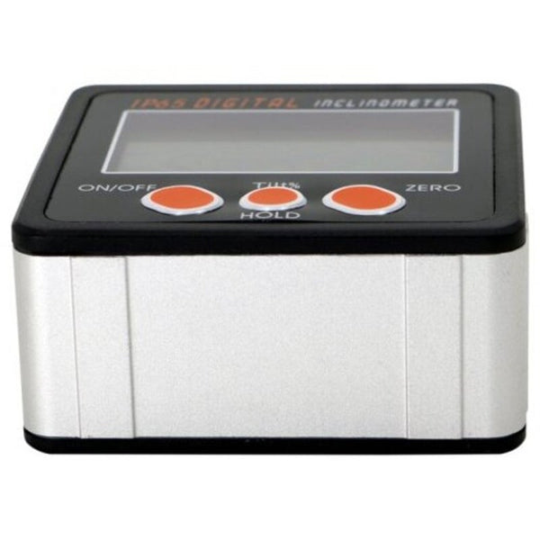 Enclose Electronic Protractor Inclinometer Bevel Box Angle Gauge Silver Protractors