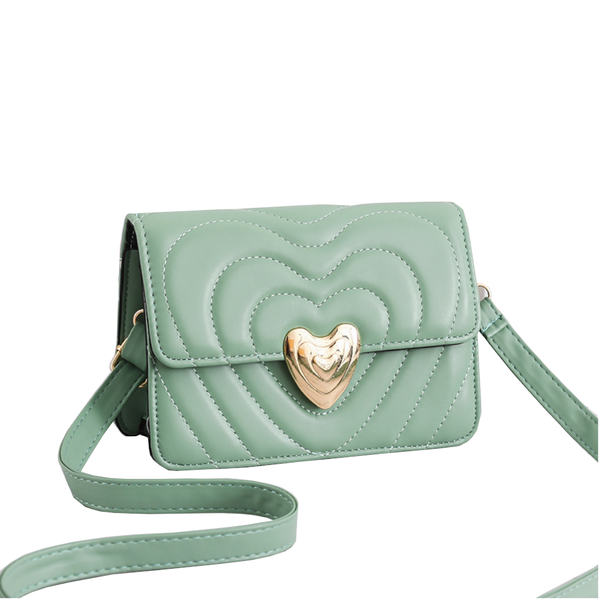 Elegant Heart Love Lock Handbag Crossbody Bag Women Women's Bags & Handbags