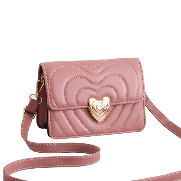 Elegant Heart Love Lock Handbag Crossbody Bag Women Women's Bags & Handbags