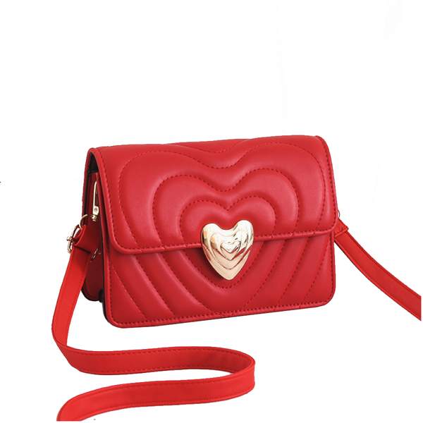 Elegant Heart Love Lock Handbag Crossbody Bag Women Women's Bags & Handbags