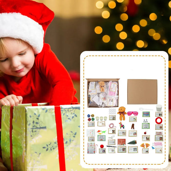 Elf Pinata Kit 24 Days Christmas Countdown Calendars Xmas Blind Box Advent Seasonal Decorations
