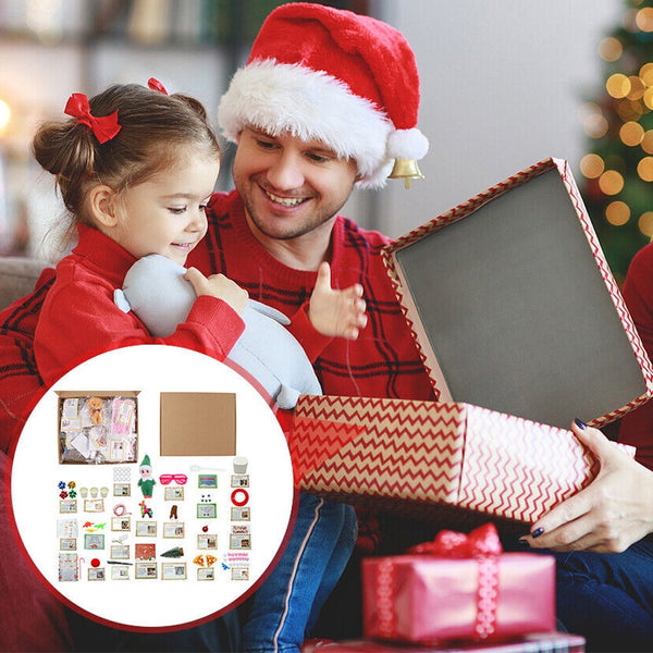 Elf Pinata Kit 24 Days Christmas Countdown Calendars Xmas Blind Box