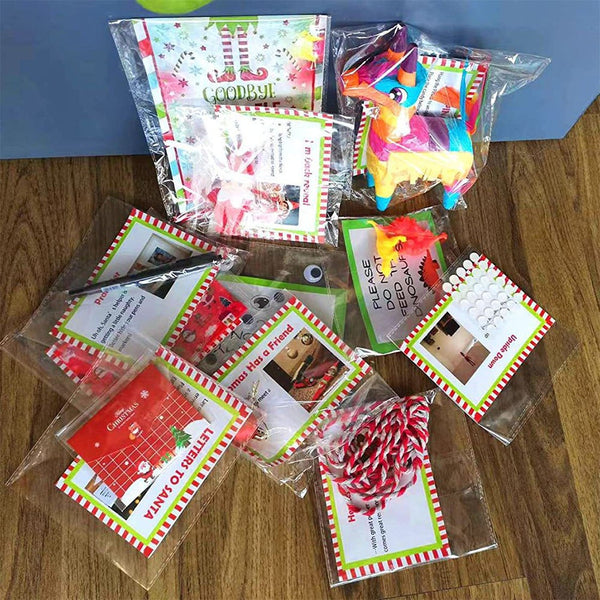 Elf Pinata Kit 24 Days Christmas Countdown Calendars Xmas Blind Box Advent Seasonal Decorations