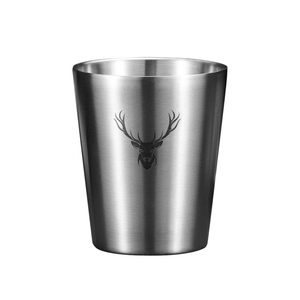 350Ml Stainless Steel Metal Cup Mug Unbreakable Stackable Juice Beer Coffee Water Tea Drinkware