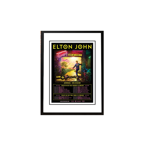 Elton John Final Australian Tour Poster 2019 Framed A1 Home And Garden Decor Posters & Prints