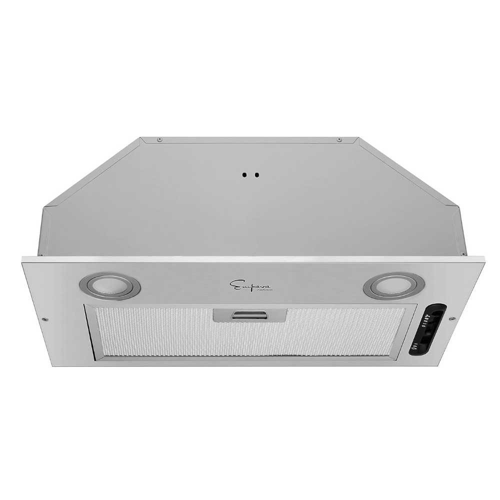 Empava 52Cm Ducted Under Cabinet Range Hood With Slider Controls - Sealed 65W Motor Permanent Layers Aluminum Filter Led Lights In Stainless Steel