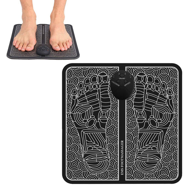 Ems Electric Stimulator Massage Foot Massager Mat Pad Leg Shaping Relax Muscle Massagers