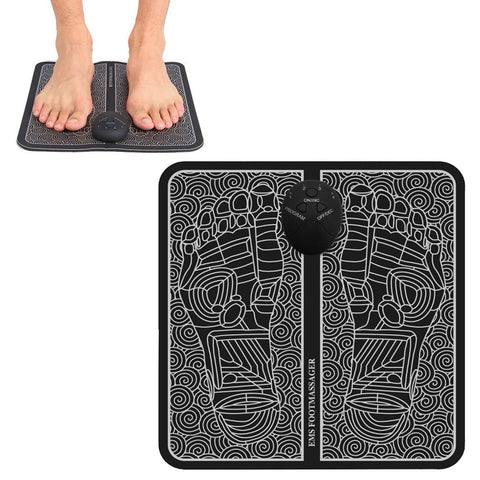 Ems Electric Stimulator Massage Foot Massager Mat Pad Leg Shaping Relax Muscle Massagers