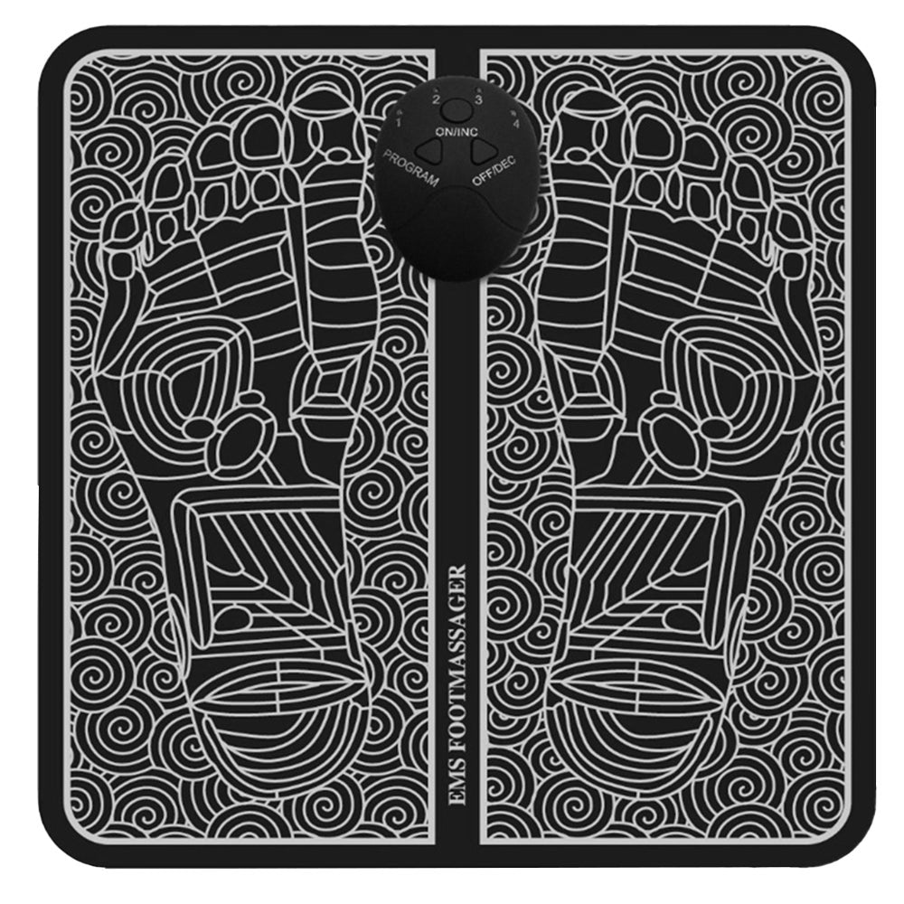Ems Electric Stimulator Massage Foot Massager Mat Pad Leg Shaping Relax Muscle Massagers