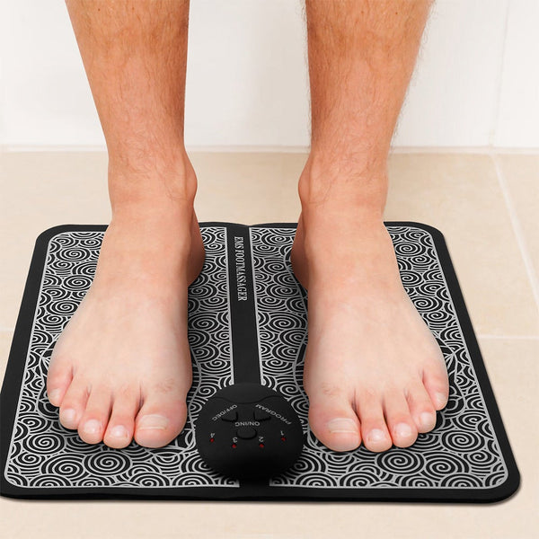 Ems Electric Stimulator Massage Foot Massager Mat Pad Leg Shaping Relax Muscle Massagers