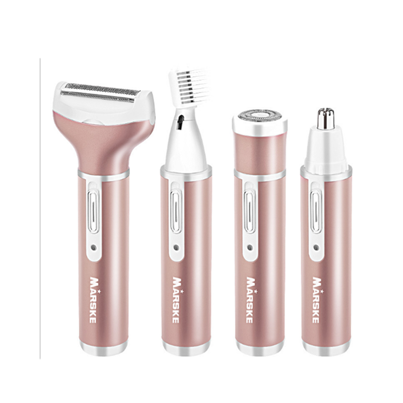 Epilator Electric Shaver Set Cordless Waterproof 4 In 1 Razor Including Wet Dry Electronic Hair Removal