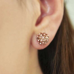 Er 7202 Diamond Cone Stud Earrings For Girl Women Gold
