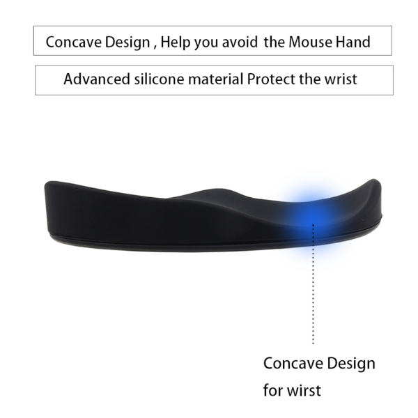 Ergonomic Silicone Gel Mouse Wrist Rest Gaming Accessories Mouse Pads & Wrist Rests