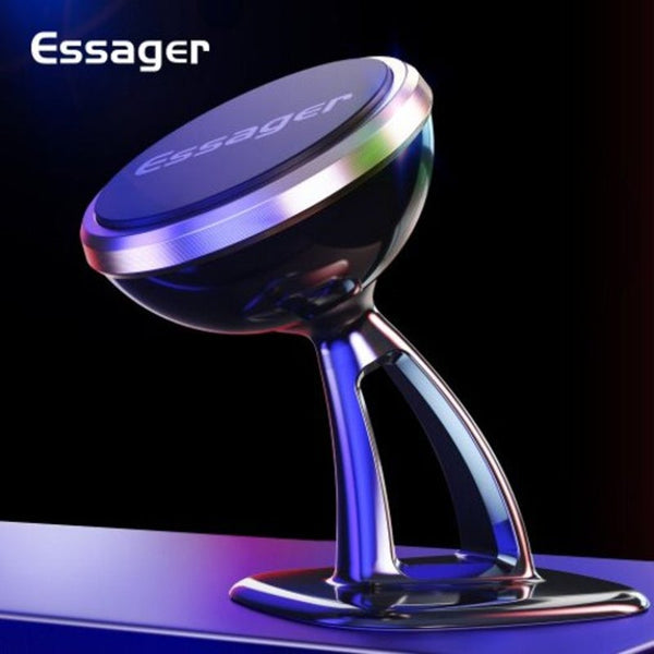 Magnetic Car Phone Holder For Iphone Xiaomi Mi 9 Mobile Mount Silver Mounts & Holders