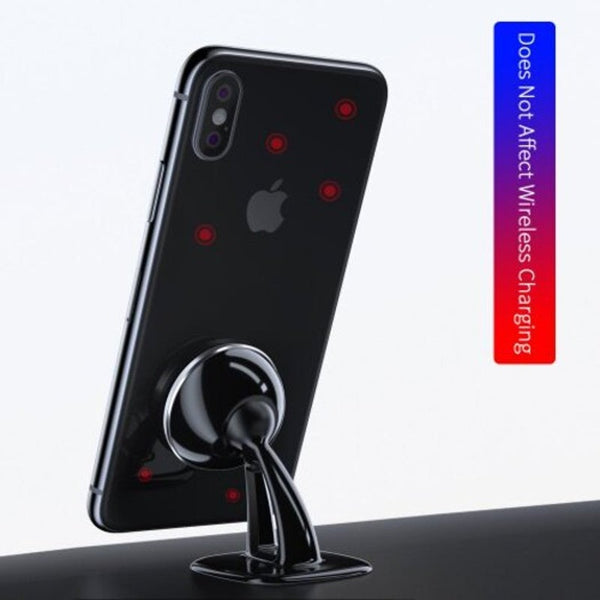 Magnetic Car Phone Holder For Iphone Xiaomi Mi 9 Mobile Mount Silver Mounts & Holders