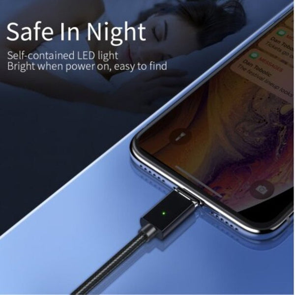 Magnetic Type C Usb Fast Charging Cable For Iphone Samsung Huawei 3M Micro Black Ios 1M Cables & Adapters