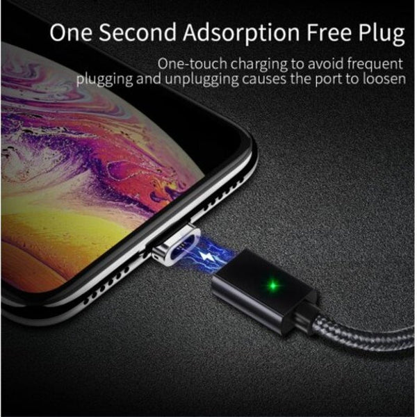 Magnetic Type C Usb Fast Charging Cable For Iphone Samsung Huawei 3M Micro Black Ios 1M Cables & Adapters