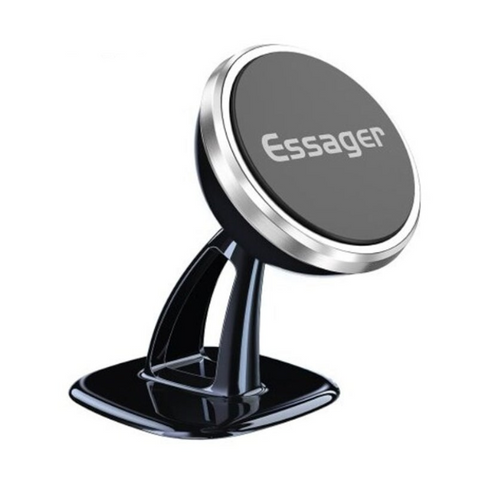 Magnetic Car Phone Holder For Iphone Xiaomi Mi 9 Mobile Mount Silver