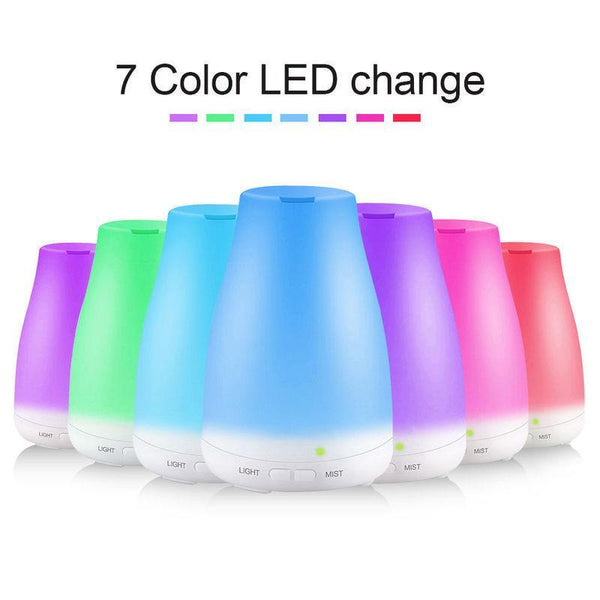 Colour Changing Essential Oil Diffuser Ultrasonic Humidifier Led Light Aromatherapy