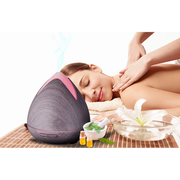 Essential Oils Ultrasonic Aromatherapy Diffuser Air Humidifier Purify 400Ml Violet Diffusers