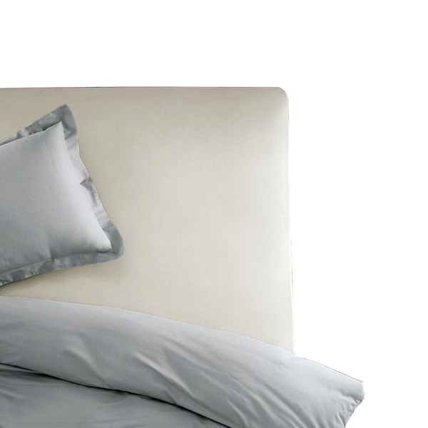 Essentially Home Living Polyester Cotton Fitted Sheet 36Cm Wall Ivory Single Sheets