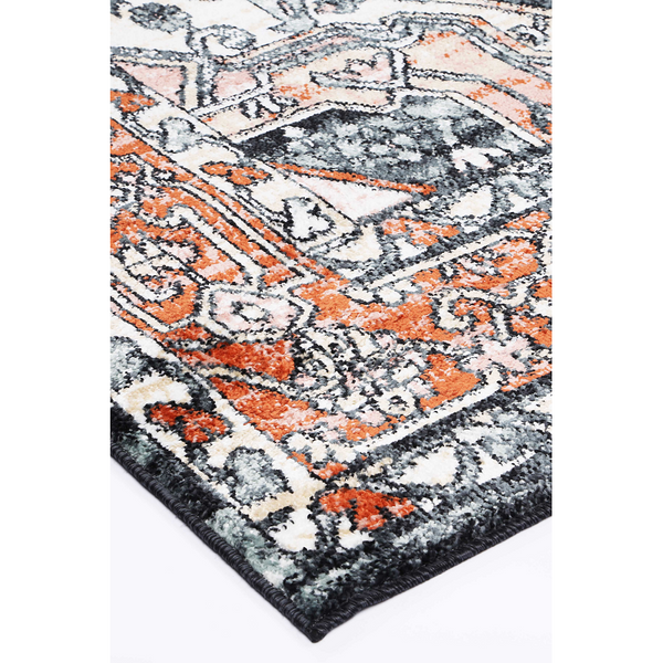 Rug Home Decor Estate Esta01 Black 80X150 Rugs