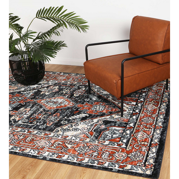 Rug Home Decor Estate Esta01 Black 240X330 Rugs