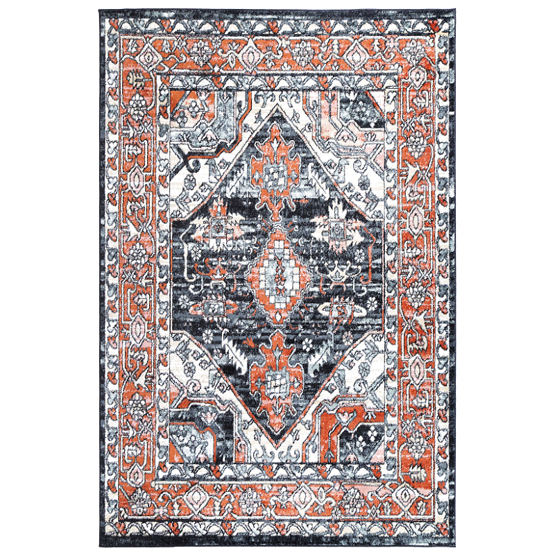 Rug Home Decor Estate Esta01 Black 240X330 Rugs