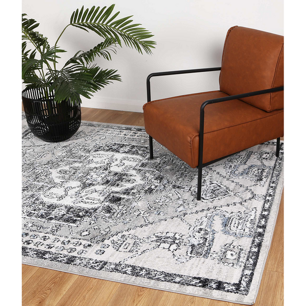 Rug Home Decor Estate Esta05 Grey 80X150 Rugs