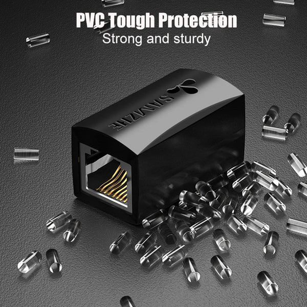 Ethernet Adapter 8P8c Rj45 Lan Cable Extension Connector For Internet Connection Female To Ethernet Cables (Rj 45/8P8c)