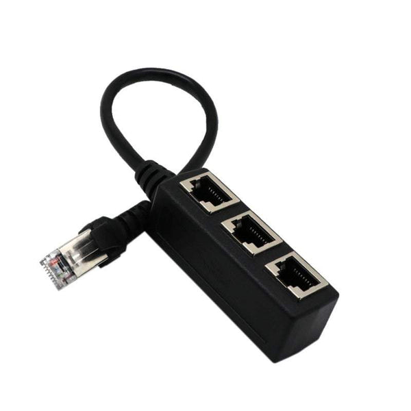 Mobile Phone Ethernet Cable Rj45 Adapter Splitter 1 Male To 3 Female Port Lan Network Ethernet Cables (Rj 45/8P8c)