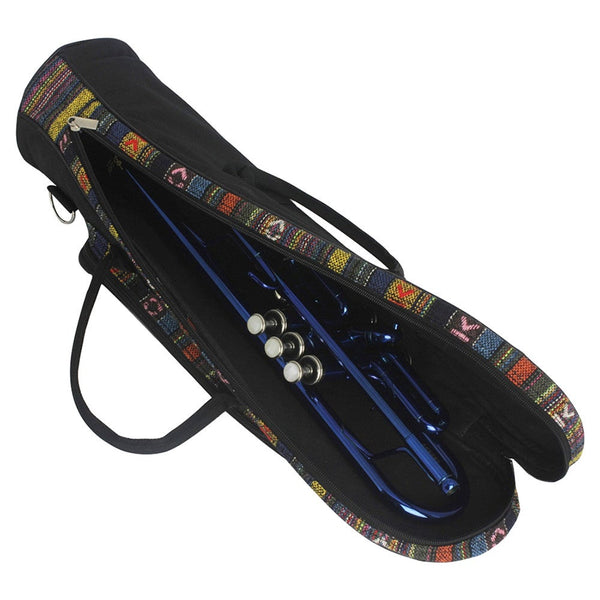 Ethnic Style Trumpet Bag Waterproof Oxford Carrying Handle Bags Zipper Case Box Musical Enjoyable Instrument Supply Brass Accessories