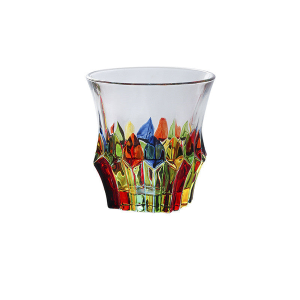Enamel Colourful Whisky Glass Drinking Tumbler Glassware & Drinkware