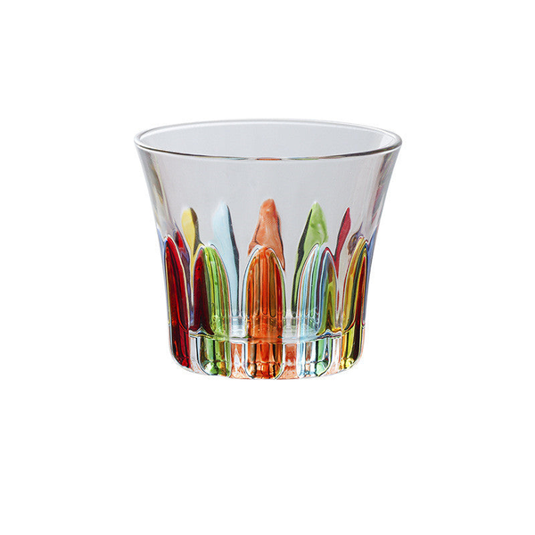 Enamel Colourful Whisky Glass Drinking Tumbler Glassware & Drinkware