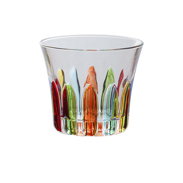Enamel Colourful Whisky Glass Drinking Tumbler Glassware & Drinkware