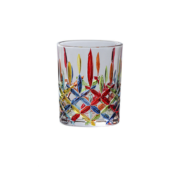 Enamel Colourful Whisky Glass Drinking Tumbler Glassware & Drinkware