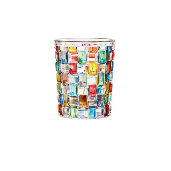 Enamel Colourful Whisky Glass Drinking Tumbler Glassware & Drinkware