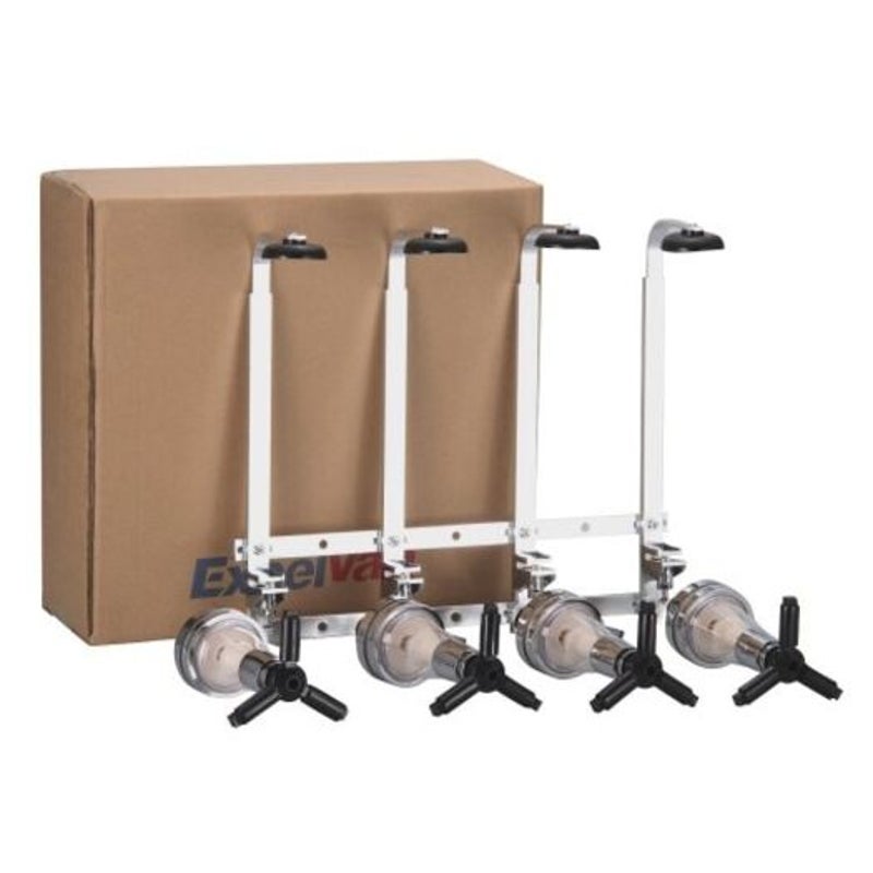 Bb1 L1 Wall Bracket 4 Station Liquor Dispenser White Dispensers