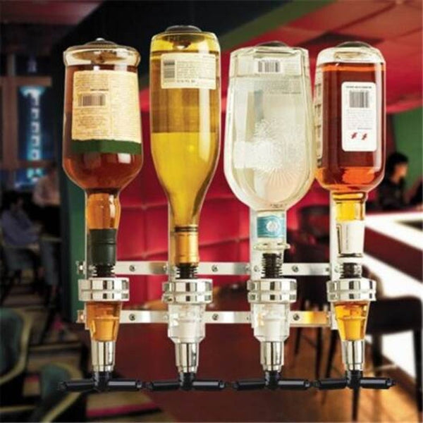 Bb1 L1 Wall Bracket 4 Station Liquor Dispenser White Dispensers