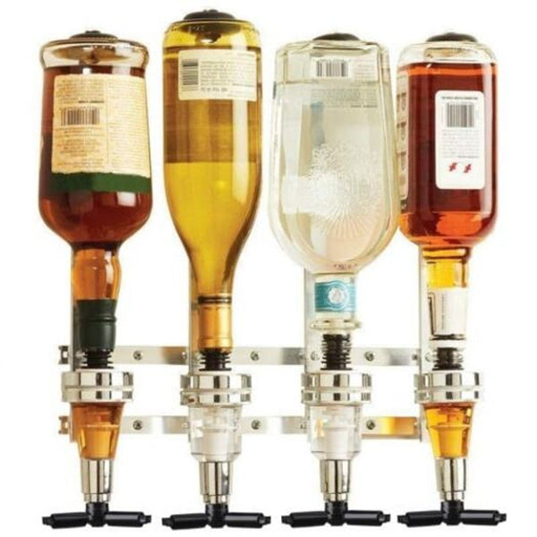 Bb1 L1 Wall Bracket 4 Station Liquor Dispenser White Dispensers