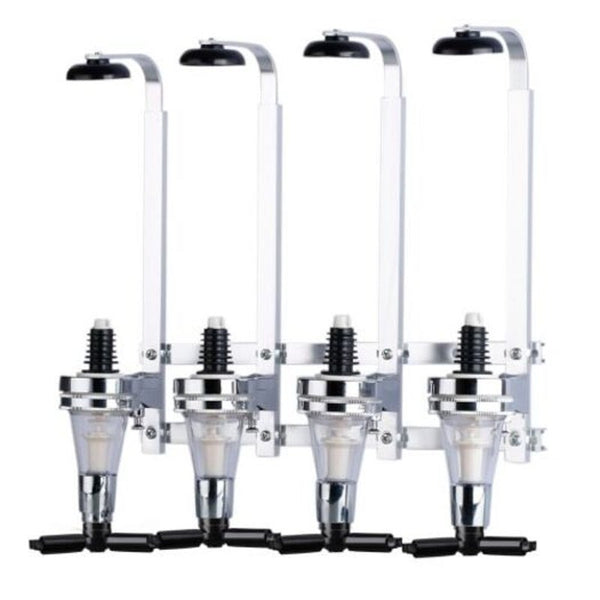 Bb1 L1 Wall Bracket 4 Station Liquor Dispenser White Dispensers