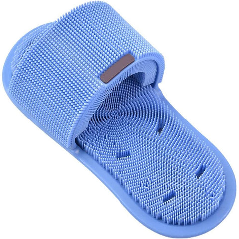 Exfoliating Shower Feet Foot Scrubber Massager Cleaner Washer Slipper Brush Bath Brushes & Sponges