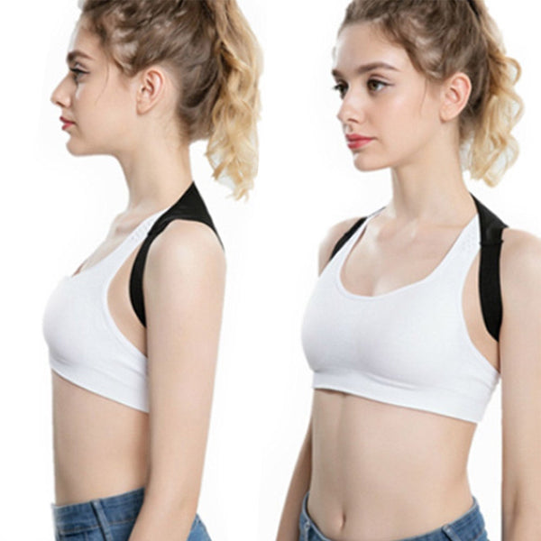 Expandable Back Posture Support Flexible Shoulder Brace Belt Correct