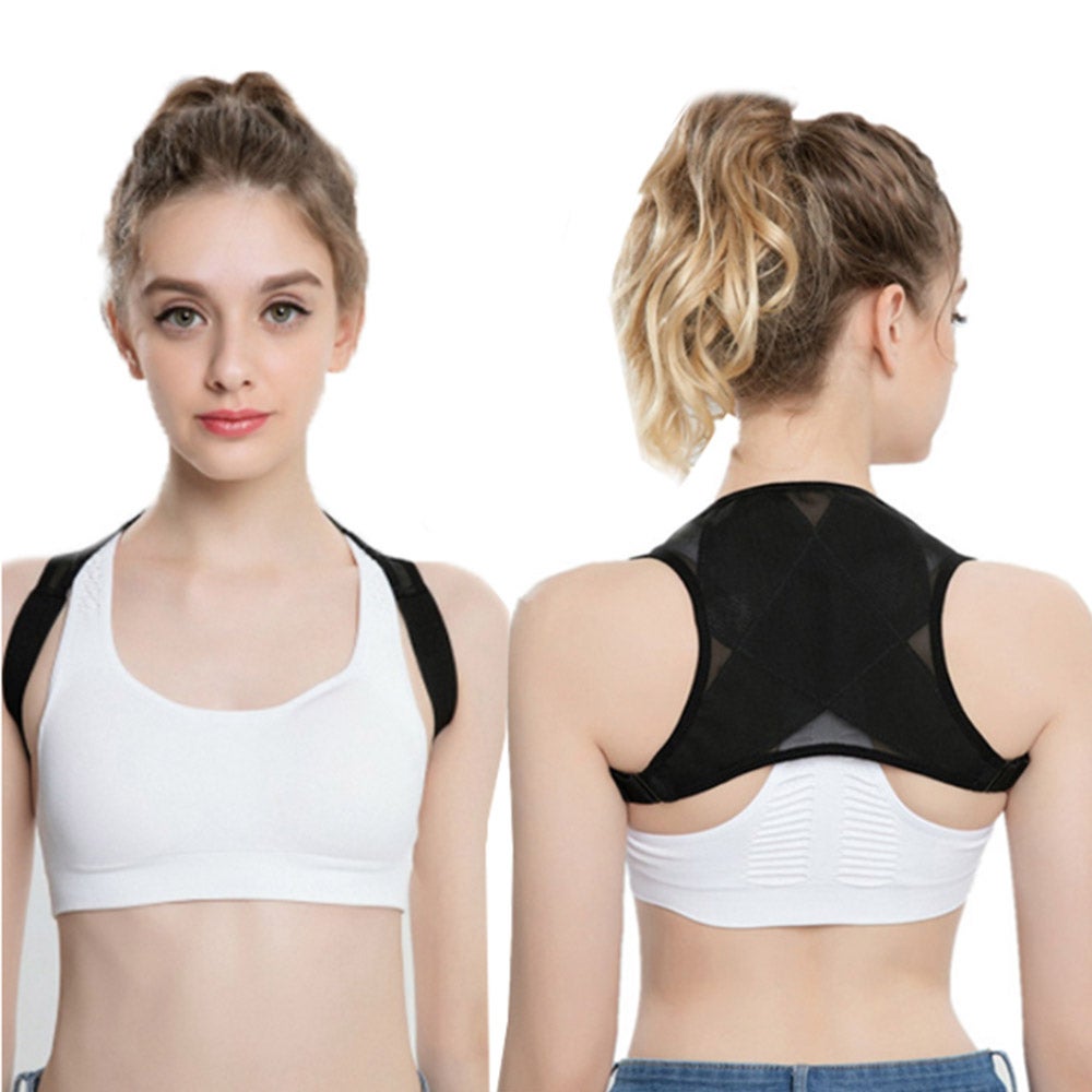 Expandable Back Posture Support Flexible Shoulder Brace Belt Correct
